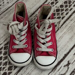 Converse Kids' Pink High-Top Sneakers